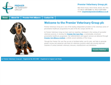 Tablet Screenshot of premiervetgroup.co.uk